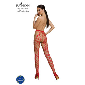 PE ECO Strumpfhose ouvert S007 red