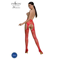 PE ECO Strumpfhose ouvert S001 red