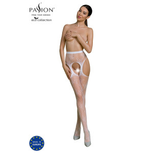 PE ECO Strumpfhose ouvert S001 white
