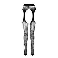 PE ECO Strumpfhose ouvert S002 black