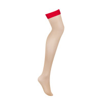 OB S814 stockings nude-red