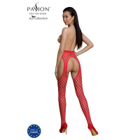 PE ECO Strumpfhose ouvert S003 red