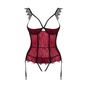OB Denissa corset & thong red