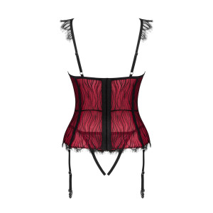 OB Denissa corset & thong red
