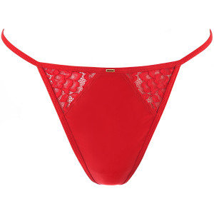 V-10469 babydoll & string red