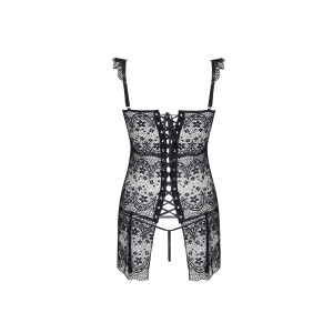 BN Alena corset & thong black