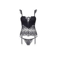 BN Alena corset & thong black
