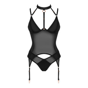 OB Brasica corset & panties black