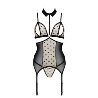 PE Dominica corset & thong beige