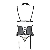 PE Dominica corset & thong beige