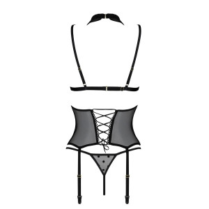 PE Dominica corset & thong black