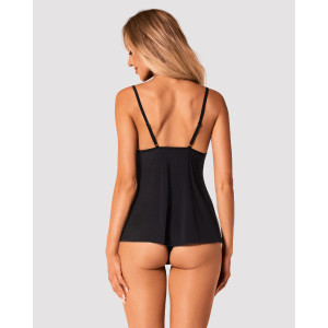 OB Bella Rou top & panties black