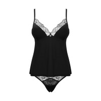 OB Bella Rou top & panties black