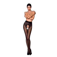 PE TI Open 006 Strumpfhose open (ouvert tights) black