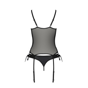 PE Nessy corset & thong black