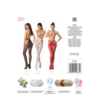 PE S001 Strumpfhose open (ouvert tights) black