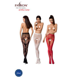PE S007 Strumpfhose open (ouvert tights) black