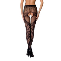 PE S007 Strumpfhose open (ouvert tights) black