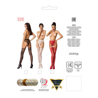 PE S016 Strumpfhose open (ouvert tights) black