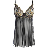 V-10399 babydoll & string black