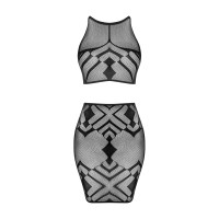OB K101 top & skirt black