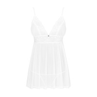 OB Heavenlly babydoll & thong white