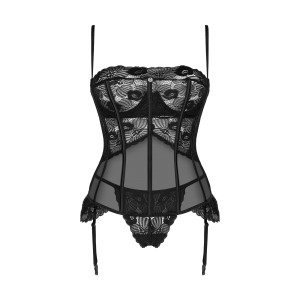 OB Serena Love corset & thong black