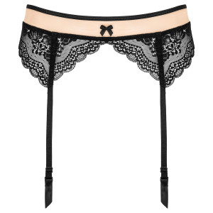 KO G001 garter belt black-beige