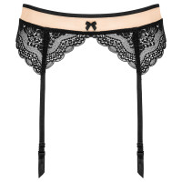 KO G001 garter belt black-beige