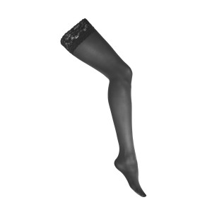 KO H026 hold ups black 50den L/XL