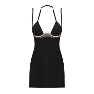 OB Selinne chemise & thong black