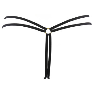 V-10698 string ouvert black