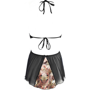 V-10409 babydoll & string black