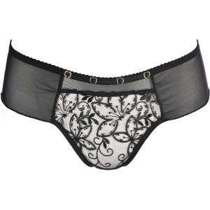 V-10555 string schwarz-beige