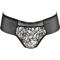 V-10555 string schwarz-beige
