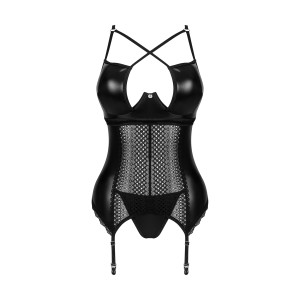 OB Norides corset & thong black