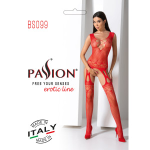 PE BS099 Bodystocking red