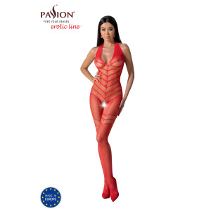 PE BS100 Bodystocking red