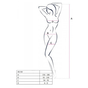 PE BS100 Bodystocking red