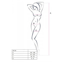 PE BS100 Bodystocking red