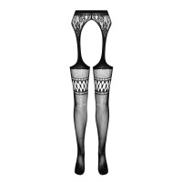 PE S026 Strumpfhose open (ouvert tights) black