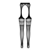 PE S026 Strumpfhose open (ouvert tights) black
