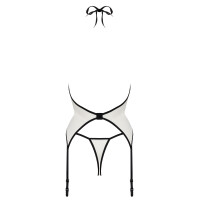 SP Mayennie corset & thong ecru-black