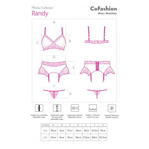 CF Randy 3pcs set burgunder-black