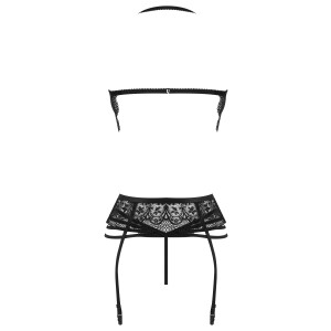 BN Lace Temptation corset & thong black