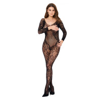 KO BG004 bodystocking black