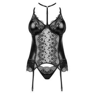 BN Noir Fantasy corset & thong black