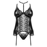 BN Noir Fantasy corset & thong black