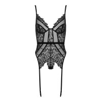 KO CO102 corset & thong black