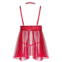 BN Milana babydoll & thong cherry